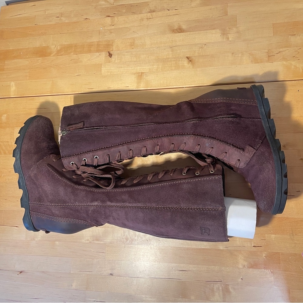 Sorel, the Joan Wedge II Tall Waterproof Leather Boots - Picture 9 of 15